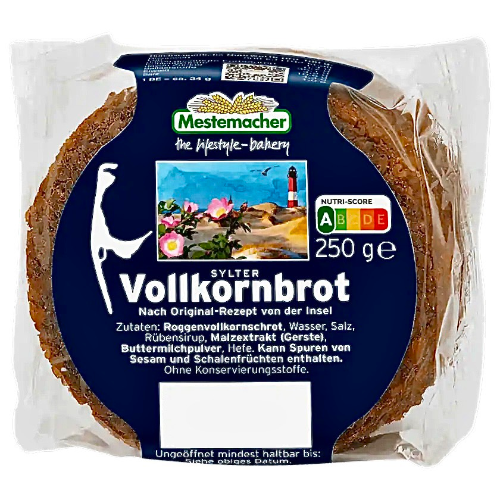 Mest.Sylter Vollkornbrot 250g.