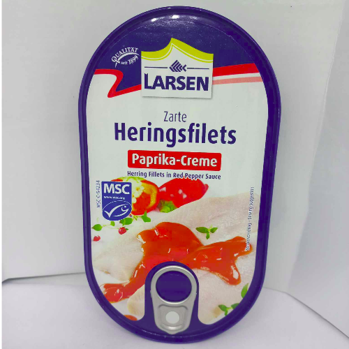 LARSEN Heringsfilets Paprika-Creme 200gr