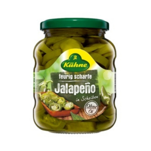 Kühne feurig scharfe Jalapeño 370ml