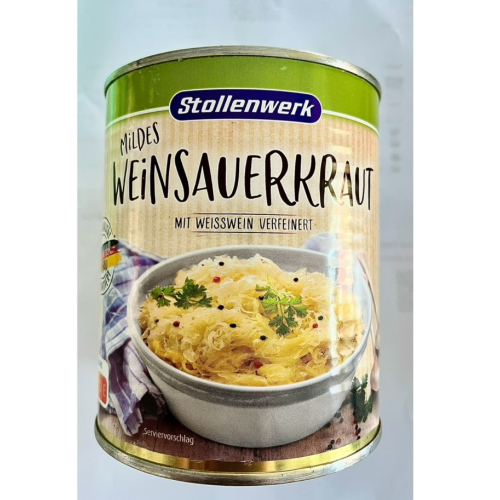 (Stollenwerk) Wein Sauerkraut 810g.