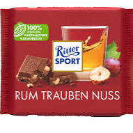 Ritter Sport Rum Trauben Nuss