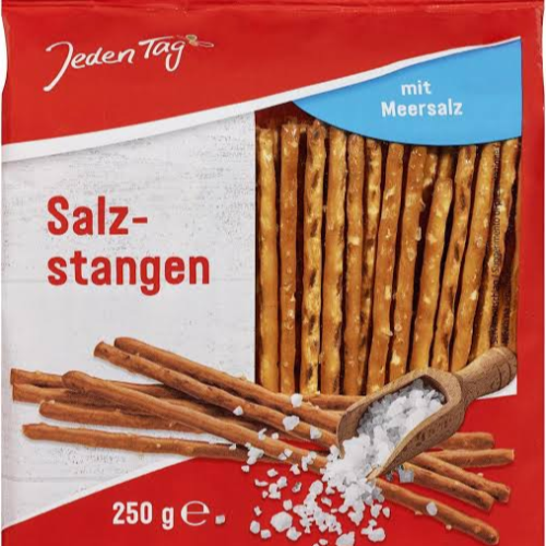 Jeden Tag Salz Stangen 250g.