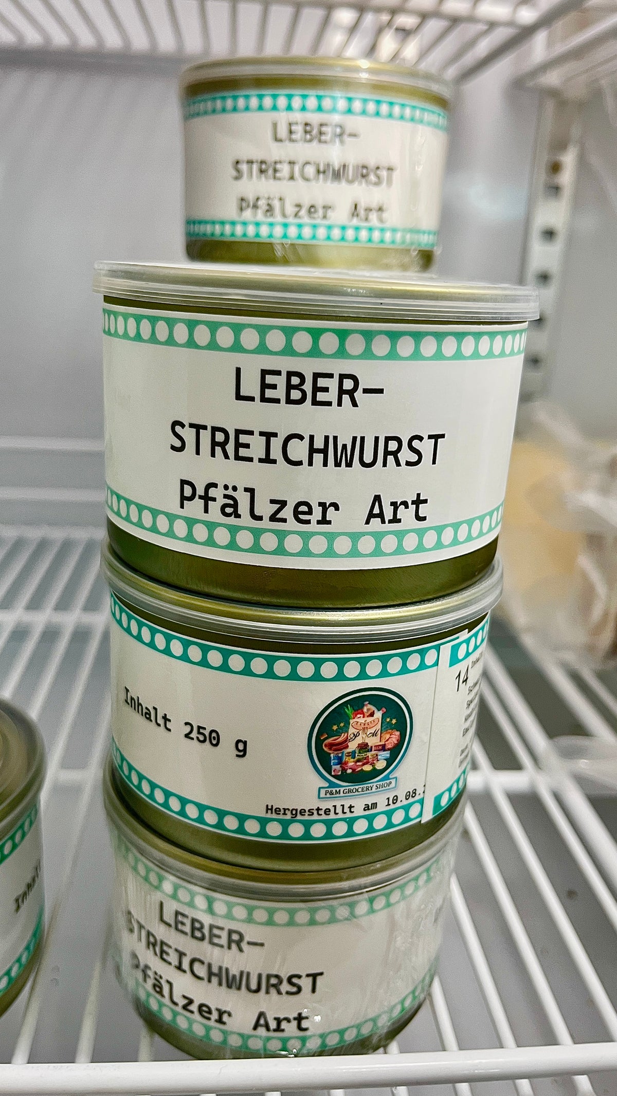 Leber Streichwurst Pfälzer Art Dose 250gr
