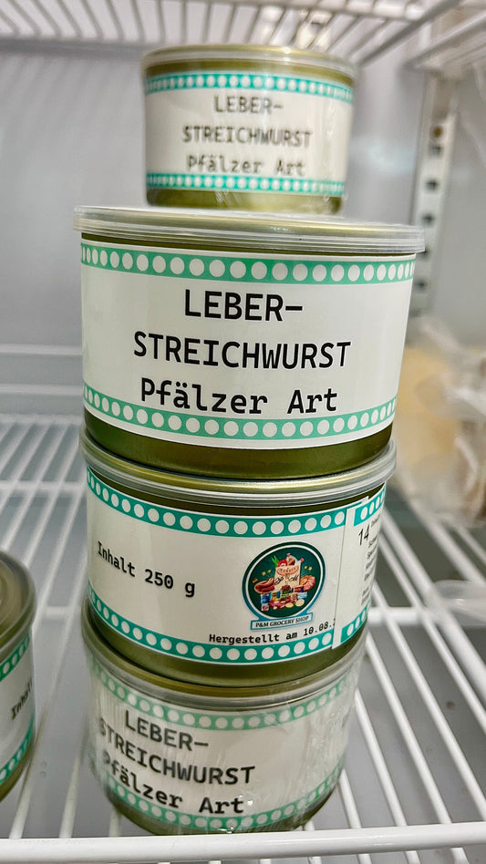 Leber Streichwurst Pfälzer Art Dose 250gr