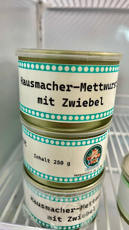 Mettwurst mit Zweibel (250gr dose)